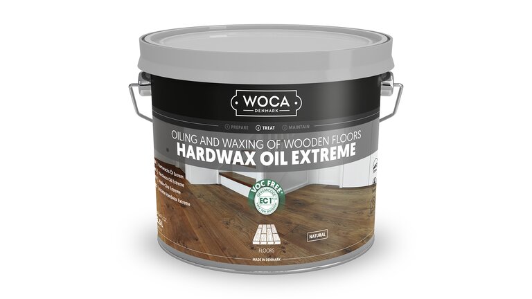 WOCA Hartöl für Holzböden, extreme Variante.